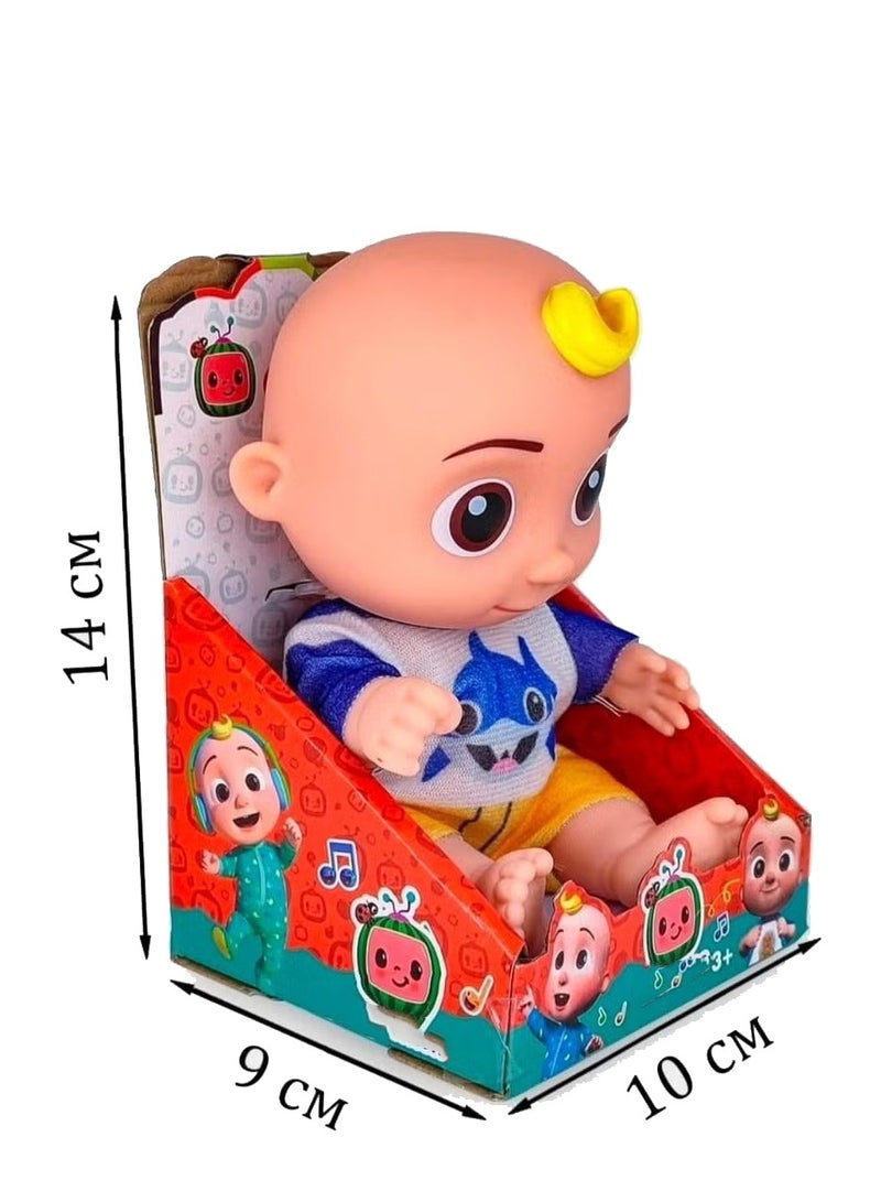 Musical Bedtime JJ Doll Coco-melon Baby Toy – Soft Plush Body Toy for Toddlers 18M+ | Plays Nursery Rhymes & Sounds | JJ Figure with Designer Shirt & Yellow Pants | Sleep Companion & Birthday Gift for Boys & Girls - Image 4